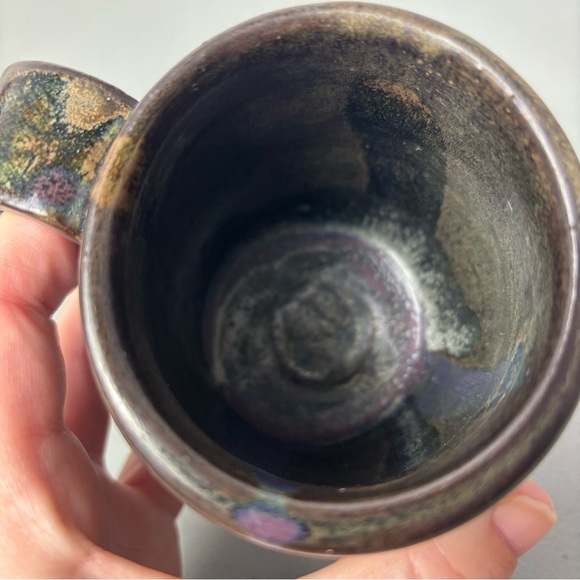 Handmade Pottery Coffee Tea Mug Signed "1992 MW" Amateur Not Symmetrical - Picture 5 of 12